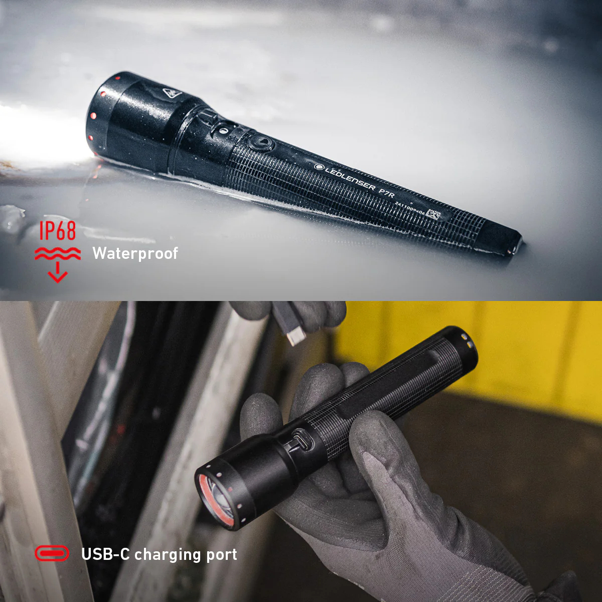 Lanterna LEDLENSER P7R 2025 Reincarcabila 2000lm raza luminoasa 320m