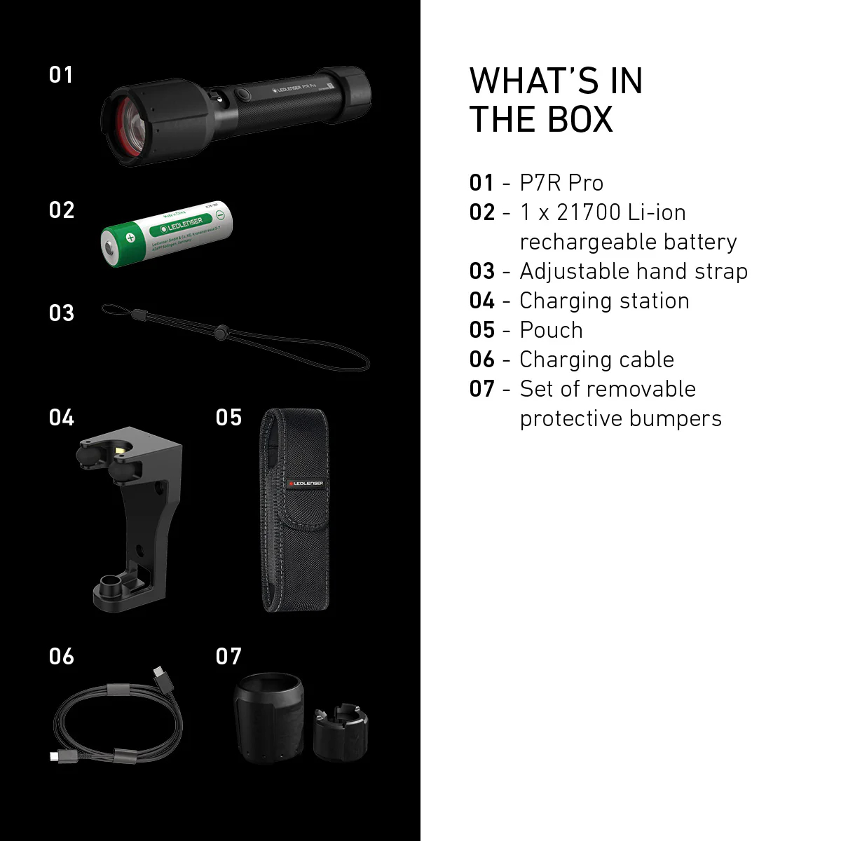 Lanterna LEDLENSER P7R PRO 2025 Reincarcabila 2000lm raza luminoasa 320m