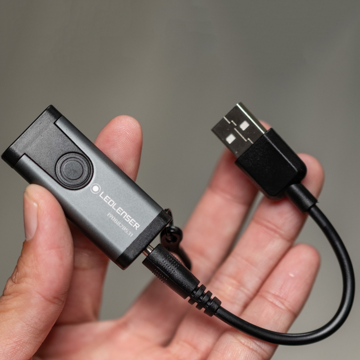 Lanterna breloc LEDLENSER K4R Reincarcabila USB 60lm raza luminoasa 10m