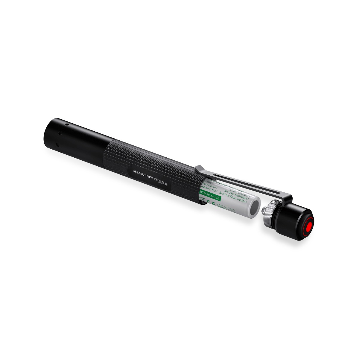 Lanterna LEDLENSER P2R CORE Reincarcabila 120lm raza luminoasa 65m