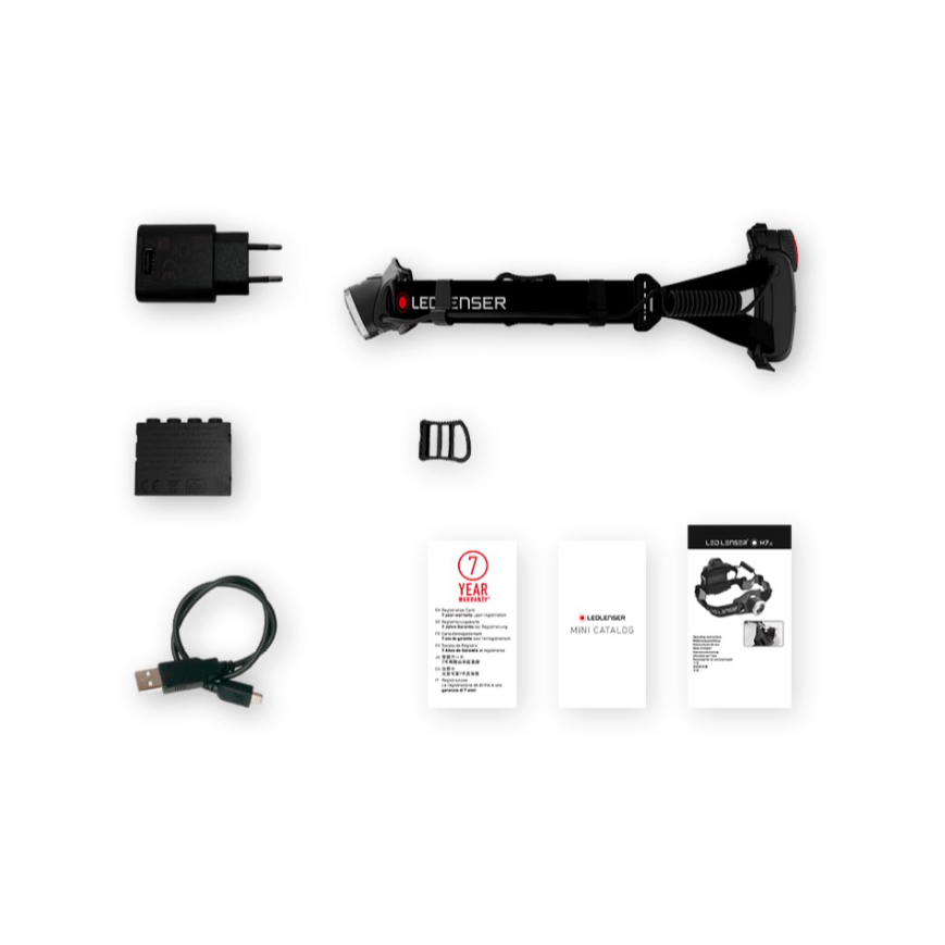 LEDLENSER H7R.2 LED LENSER Headlamp 250lm Focus System Rechargeable