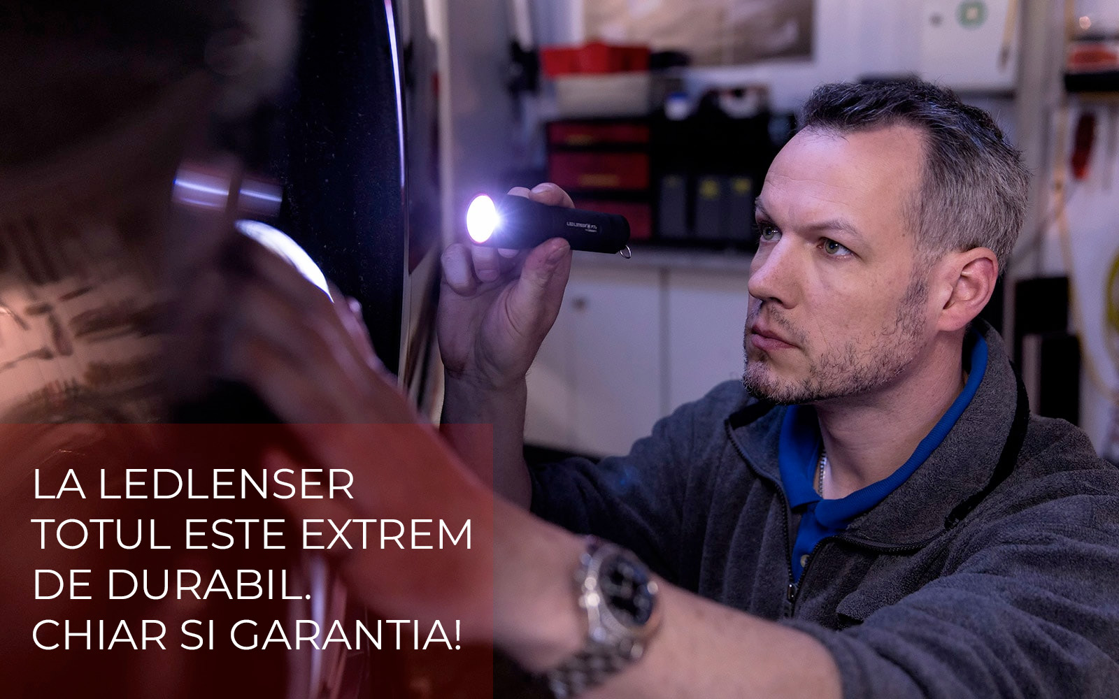 Lanternele Ledlenser au 7 ani garantie